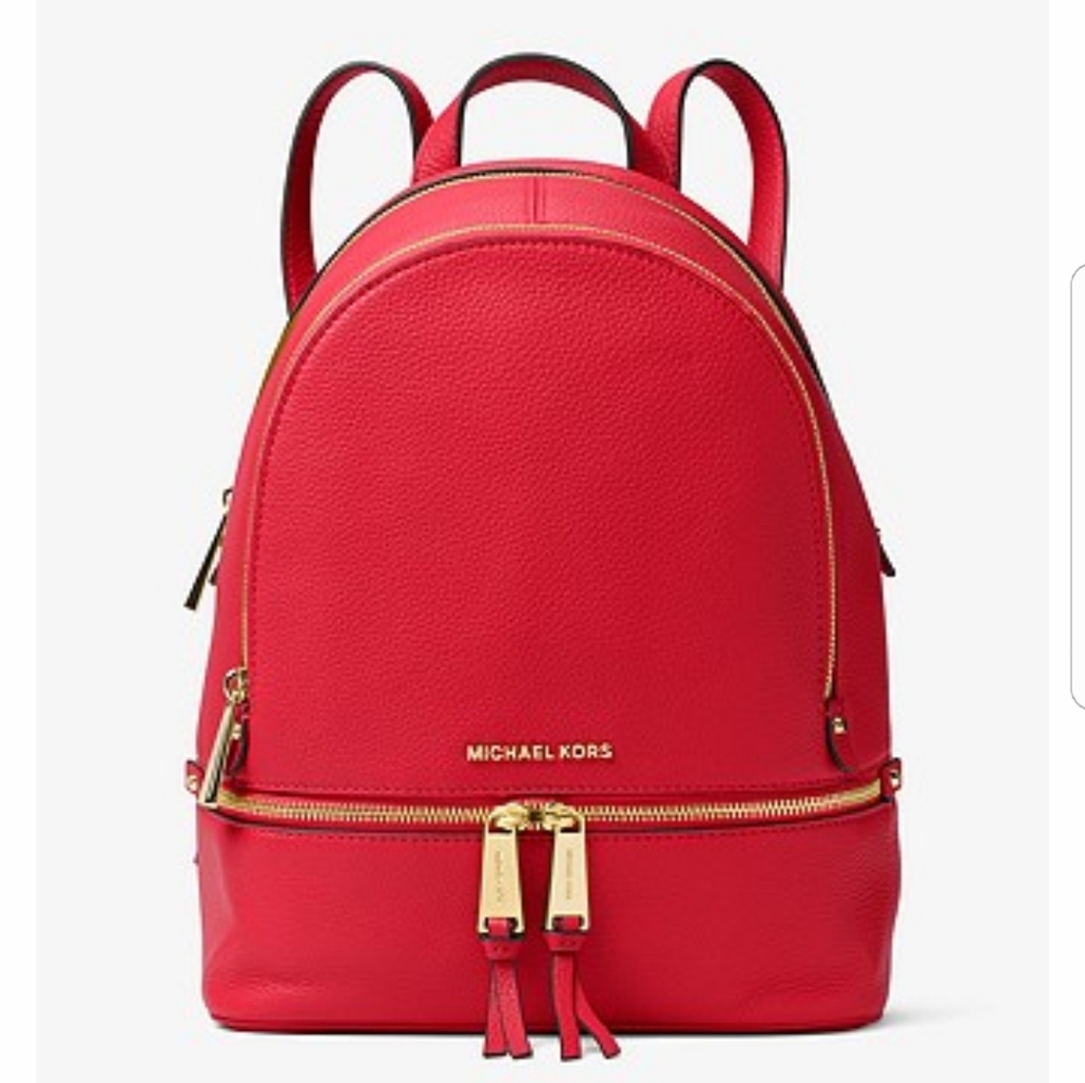 Michael Kors Rhea Medium Leather Backpack